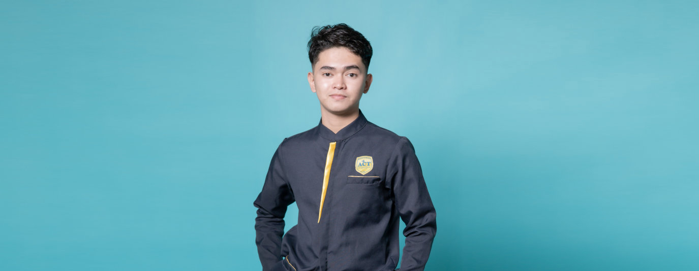 guy standing with uniform